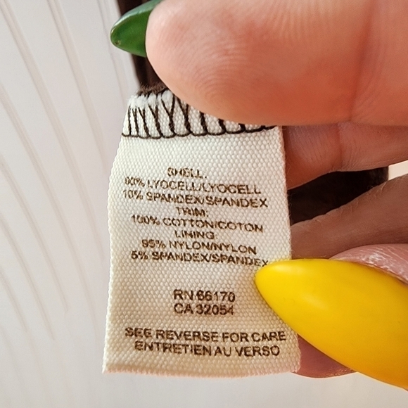 Free People espresso cotton criss cross straps w/ paisley print. - Picture 8 of 10